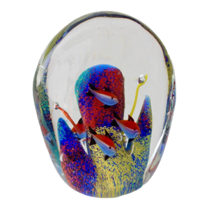 Murano Glass "Aquarium" Paperweight