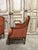 Brown Louis XVI Style Bergère Armchairs, 1940s, Set of 2 For Sale - Image 8 of 11