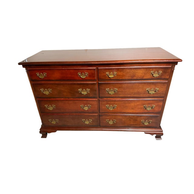 1950s Late 1950s Kling Mahogany Bedroom Suite – 4-Piece Set (Bed, Dresser, Chest & Nightstand) For Sale - Image 5 of 14