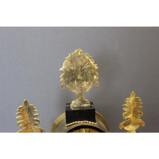 Portico Portico Era Catering in Black Marble and Gilded Bronze Early Xix For Sale - Image 5 of 14