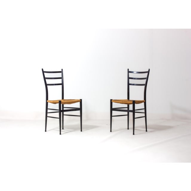 1960s Spinetto Chairs from Chiavari, 1960s, Set of 8 For Sale - Image 5 of 12