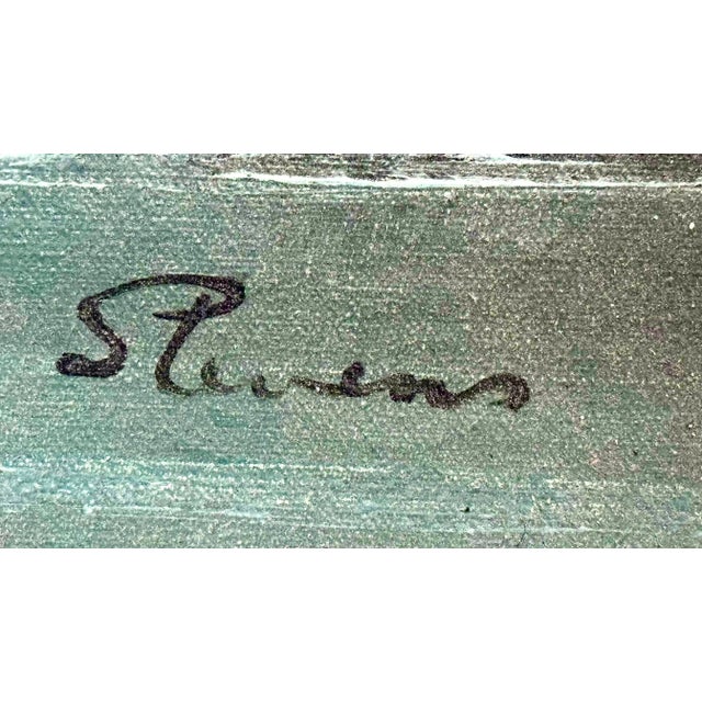 William Lester Stevens Original Seascape Oil Painting For Sale - Image 4 of 4