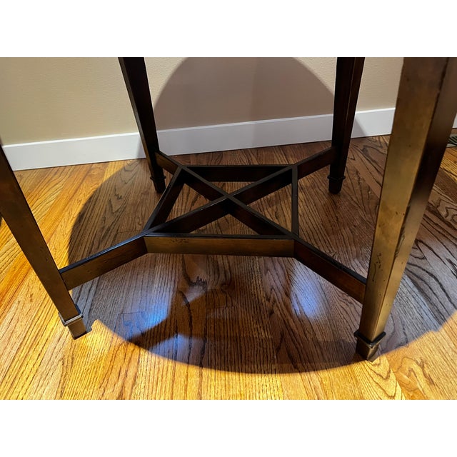 Chestnut 1990s Milling Road Round Table For Sale - Image 8 of 13