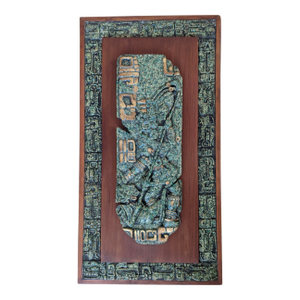 60s Mid Century Original Michael Zarebski Mexican Danish Modern Brutalist Wall Sculpture Art Signed
