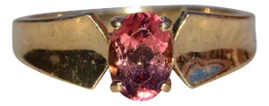 The Ostero: Ladies 14K Yellow Gold Tourmaline Cocktail Ring