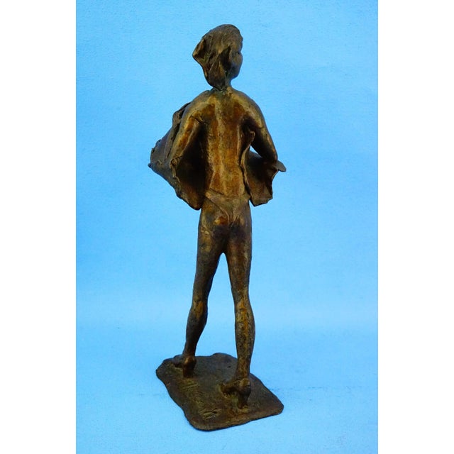 1970s Augusto Conti, Nude Woman Gust of Wind, 1960s, Bronze For Sale - Image 5 of 18