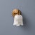 Metal Brass Alabaster Flower Wall Sconces, Brass Ruffle Alabaster Flower Shade, Wall Sconce Marble Wall Light Pair of 2 For Sale - Image 7 of 11