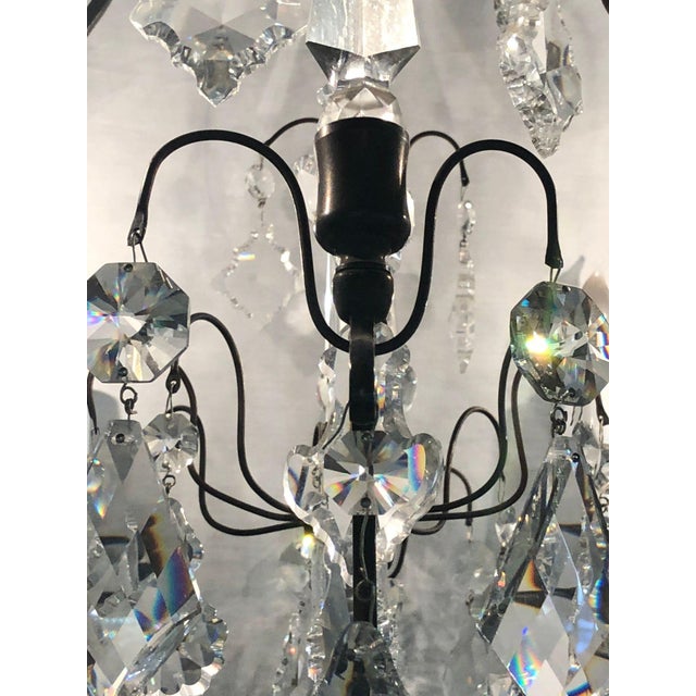 1960s Versailles Chandelier With Swarovski Strass and Crystal Pendants For Sale - Image 13 of 13
