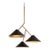 Black Brass Grenverk Ceiling Lamp by Johan Carpner for Konsthantverk Tyringe For Sale - Image 10 of 10