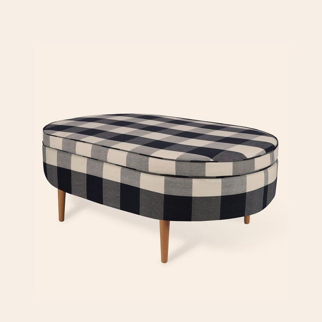 Black Pepper Carlotta Ottoman by Ceraudo For Sale - Image 8 of 8