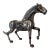 Vintage Industrial Recycled Metal Horse Sculpture Signed For Sale