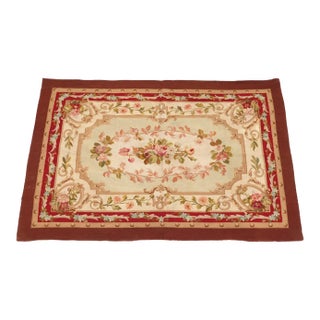 Neoclassical Elegance: A 19th-Century French Aubusson Tapestry For Sale