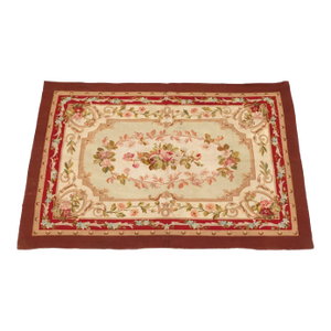 Neoclassical Elegance: A 19th-Century French Aubusson Tapestry