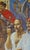 Campaign Ukrainian Cossacks Painting, Antique Soviet Art, 1970s Oil on Canvas (130-80) For Sale - Image 3 of 6