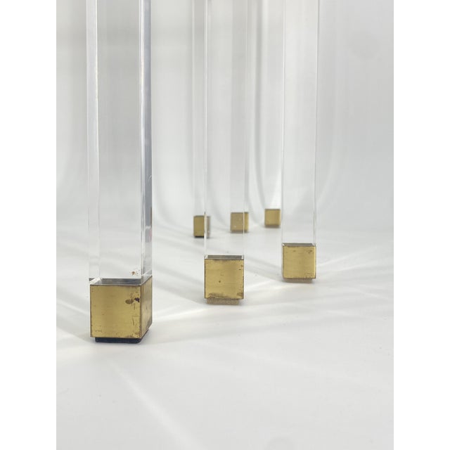 Vintage Regency Nesting Tables, 1980s, Set of 3 For Sale - Image 16 of 18