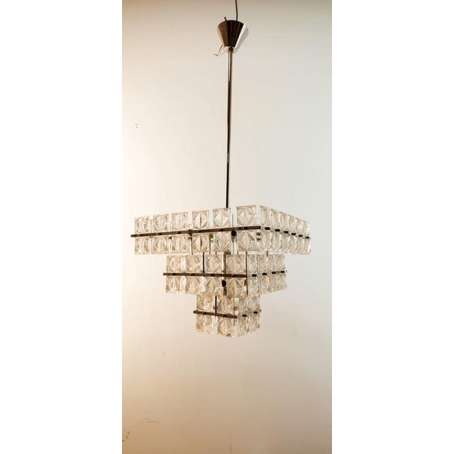 Square Glass Ceiling Light For Sale - Image 14 of 17