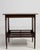 19th Century 19th Century United Kingdom Rich Walnut Brown Caned-Shelf Walnut Side Table For Sale - Image 5 of 10