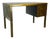 Vintage Industrial Single Pedestal Steel Desk For Sale