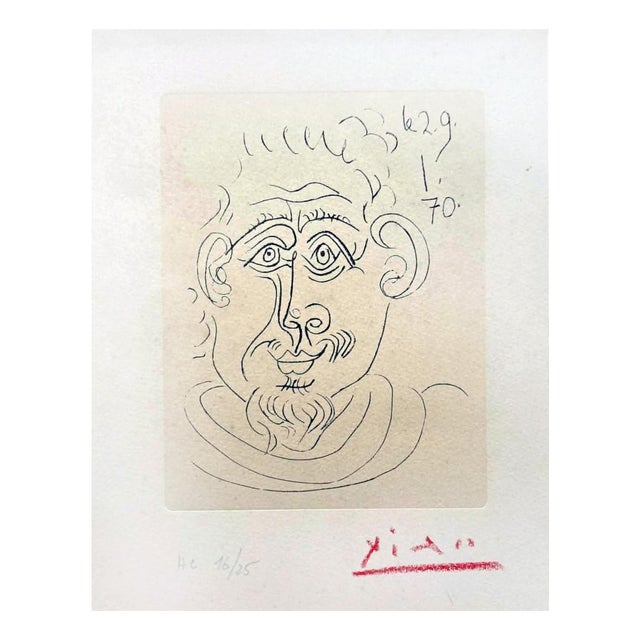 Pablo Picasso, Portrait Composition, 1800s, Lithograph For Sale