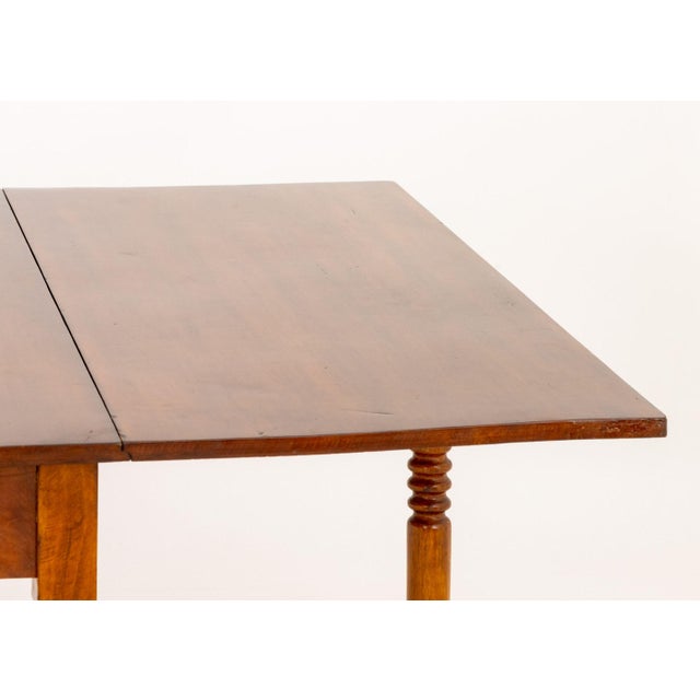 American Maple Drop Leaf Dining Table For Sale In New York - Image 6 of 9