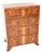 Art Deco Figured Walnut Chest of Drawers, 1930 For Sale