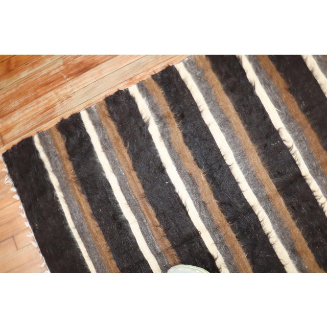Accent Size Turkish Mohair Rug For Sale - Image 9 of 9
