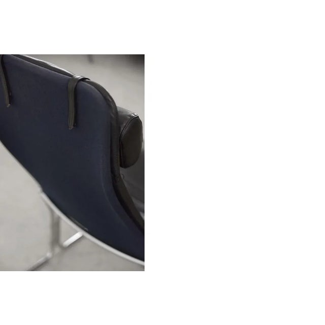 Set of Scandinavian Black Leather Armchairs from Ire Mobel AB, 1970s For Sale - Image 13 of 18