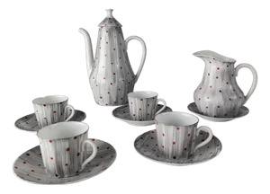 Coffee Set from Castro Sargadelos, 1950s, Set of 10