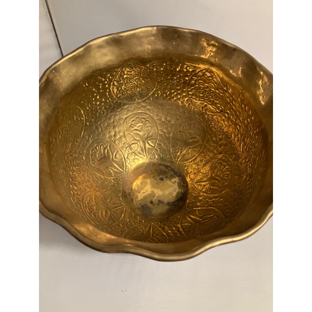 Modern Vintage Wildwood Brass Planter For Sale - Image 3 of 4