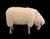 2020s Lalanne Style Life-Size Carved Wood and Sheepskin Sheep Stool or Statue For Sale - Image 5 of 5