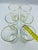 Rare Mid 20th Century Gold Leaf Monogram “R” Highball Glasses – Set of 6 For Sale - Image 10 of 12