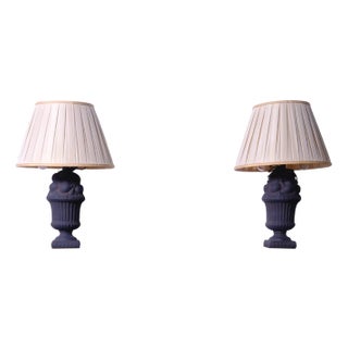 Cast Iron Table Lamp, 1960s, Set of 2 For Sale