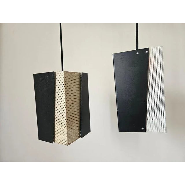 Metal Mid-Century Pendants from Lubid Bratislava, 1970s, Set of 2 For Sale - Image 7 of 18