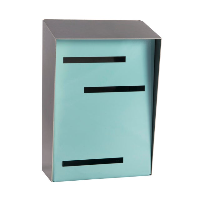 MidCentury 2 Tone Vertical Mailbox Chairish