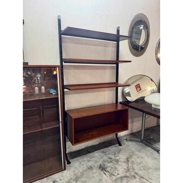 Modular Wall Bookcase by Ico Parisi for Mim Roma, 1960s For Sale - Image 9 of 11