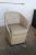 Grey / beige lounge chairs with casters Bernhardt Lounge Chairs