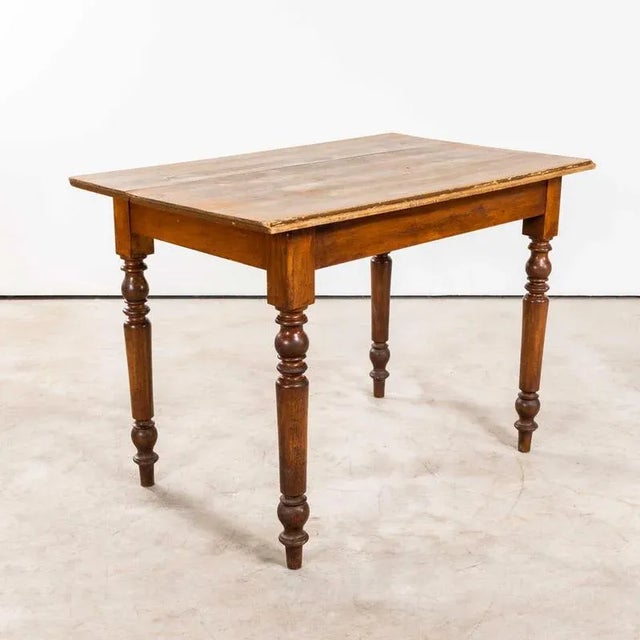 Vintage French Fruitwood Dining Table, 1940s For Sale - Image 6 of 9
