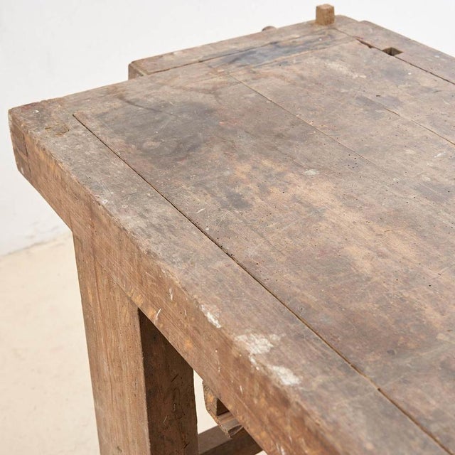 Antique Workbench in Wood For Sale - Image 12 of 13