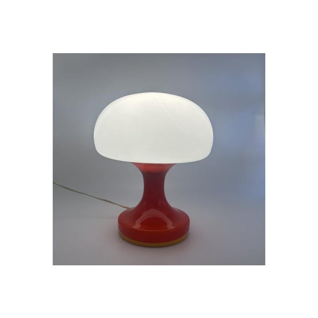 Glass Mid-Century Modern Table Lamp by S. Tabera, 1970s For Sale - Image 7 of 10