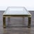 Vintage American Brass and Glass Coffee Table For Sale - Image 4 of 7