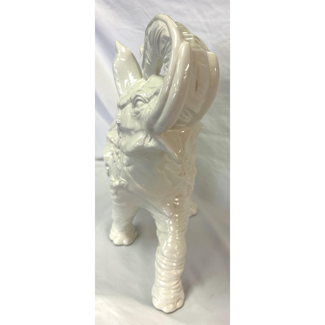 Vintage Lucky Elephant Ceramic Figure 'Made in Italy' For Sale - Image 13 of 16