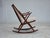 White Vintage Danish Rocking Chair by Frank Reenskaug for Bramin, 1960s For Sale - Image 8 of 18