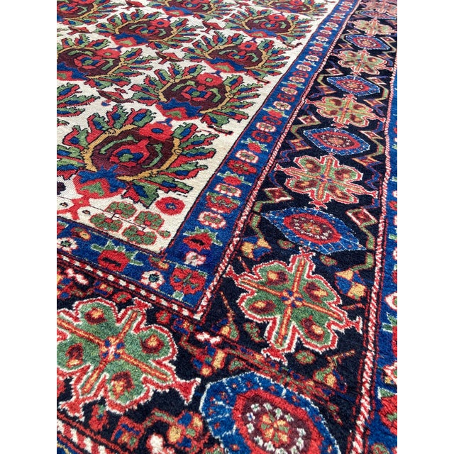 Antique Afshar Rug, 1890s For Sale - Image 9 of 18