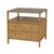 Mid-Century Modern Mendel 28 in. W Rectangular Wood 2 Drawer Wide Nightstand with Open Shelf, Light Oak For Sale - Image 3 of 11