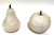 Mid-Century Modern Hand-Carved Alabaster Fruit Sculptures Pear and Apple Collectible 1980s For Sale - Image 3 of 13