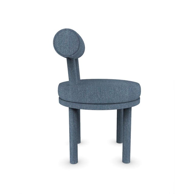 Contemporary Moca Chair in Tricot Seafoam Fabric by Studio Rig for Collector For Sale - Image 3 of 6