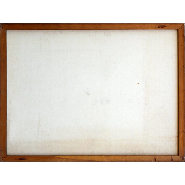 Food Sellers in the Market, Jalal Gharbi Oil on Canvas Painting For Sale - Image 4 of 5