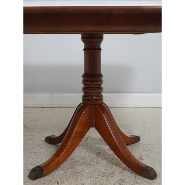Brown Stickley Cherry Valley Duncan Phyfe Dining Table For Sale - Image 8 of 18