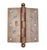This door hinge is made of bronze with ball tips, five knuckles, and a staggered hole pattern. The original mounting...