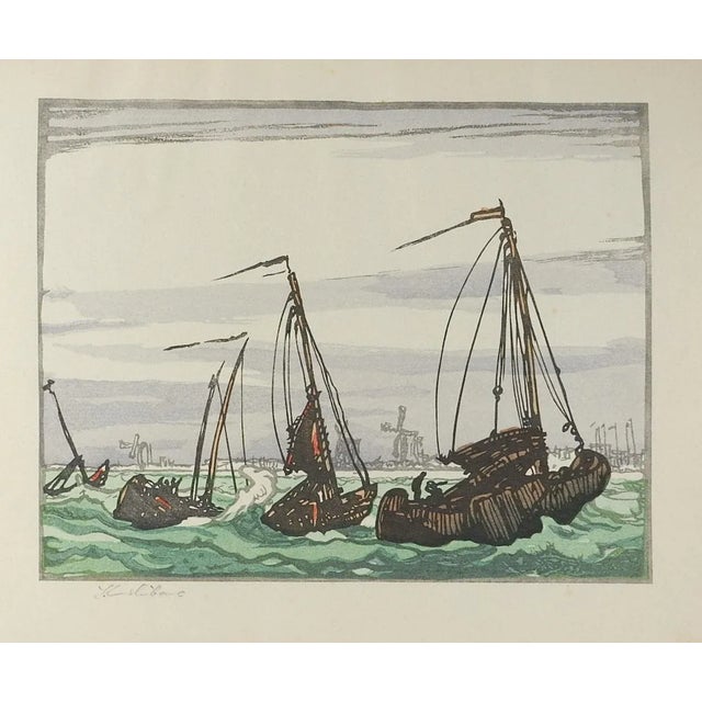 1920s Vintage 1924 Urushibara 10 Woodcuts After Brangwyn For Sale - Image 5 of 13